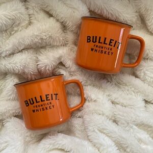 Two Bulleit Frontier Whiskey Mugs